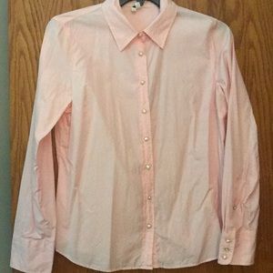 JCrew Dress Shirt with Sparkle Buttons